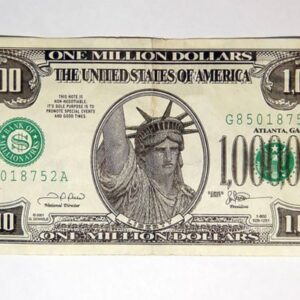 1 milyon dolar banknot