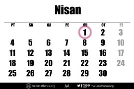 1 nisan takvim
