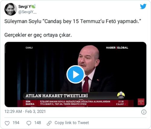 süleyman soylu 15 temmuzu fetö yapmadı