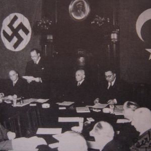 Türkiye ve Almanya arasında 18 Haziran 1941 tarihinde Türk-Alman Dostluk Paktı'nın imzalandığı andan bir kare