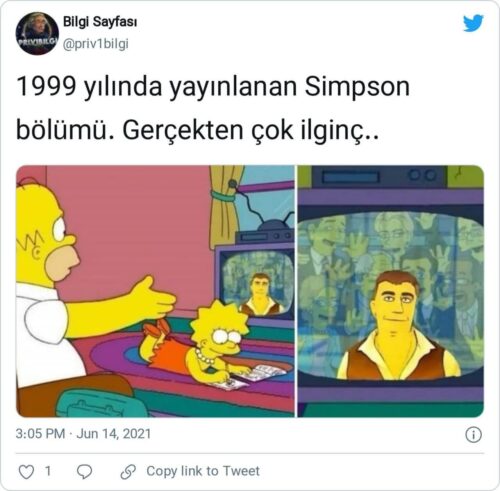 1999 yılından simpsonlar bölümü