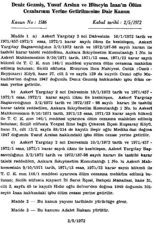 deniz-gezmis-idam-karari-kanun