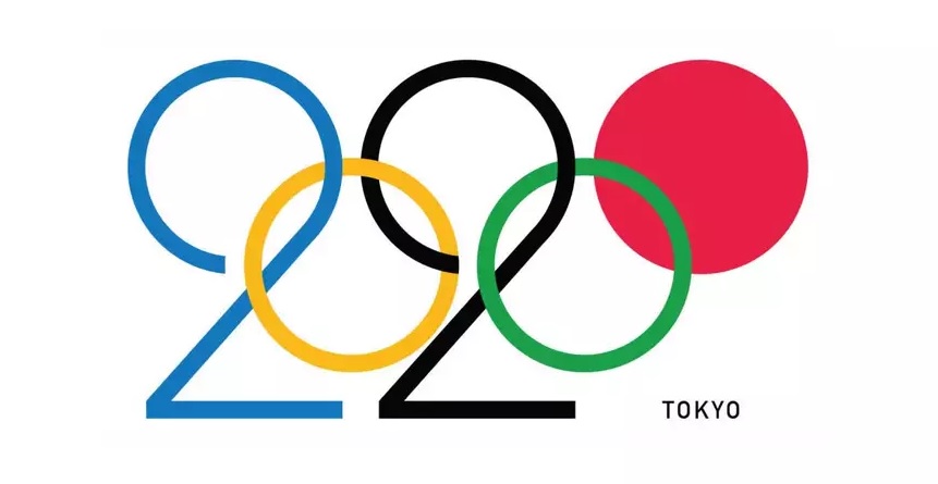 2020 Tokyo Olimpiyatları resmî logosu olduğu sanılan tasarım