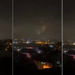 İstanbul'da Gökyüzüne Dronelar İle İBB'nin Bazı Bozulan Otobüsleri Hakkında Bir Metnin Yansıtıldığı Sanılan Görüntü istanbul-drone-ibb-otobus