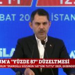 Murat Kurum'un İBB Başkanı Ekrem İmamoğlu'nun Vaatlerinin % 87'sini Gerçekleştirdiğini Söylediği İddiası murat-kurum-ekrem-imamoglu-vaatleri