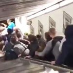 İran'ın Saldırısından Kaçışan İsraillilere Ait Olduğu İddiasıyla Paylaşılan Görüntüler yuruyen merdiven kazasi