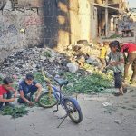 Gazze'de Filistinlilerin Açlıktan Ağaç Yaprağı ve Ot Yediği Görüntüler gazze-agac-yapragi-topluyor