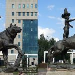 kazakistan-bozkurt-heykeli-fotomontaj