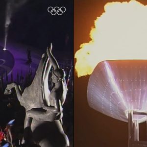 olimpiyat-atesinin-yakilmasi