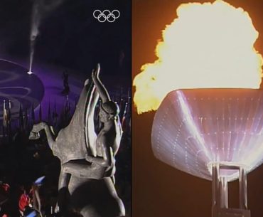 olimpiyat-atesinin-yakilmasi