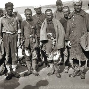 Yunanıstan-Pire limanı-1923-esir-askerler