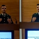 Bir Teğmenin Milli Savunma Üniversitesi'nde Kürsüde Dua Ettiği Görülen Video asker-dua