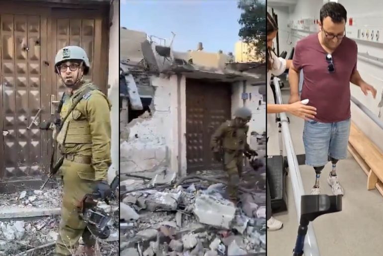 Gazze’deki Yıkımla Alay Eden İsrail Askerinin Ayaklarını Kaybedip Ampute Olduğu İddiası israil-askeri-ampute