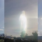 Yunanistan'ın İkarya Adası Üzerinde Gökyüzünde Görüldüğü İleri Sürülen Işık Hüzmesi Görselleri gokyuzunde-deprem-sonrasi-isik