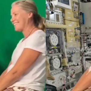 astronot-yesil-ekran