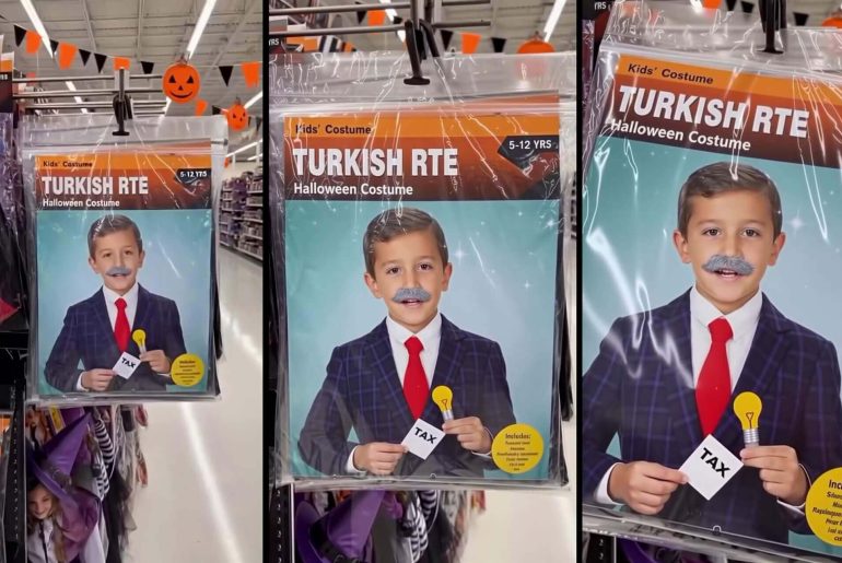 Cadılar Bayramı İçin “Turkish RTE” Adlı Çocuk Kostümünün Satıldığı İddiası erdogan-cadilar-bayrami