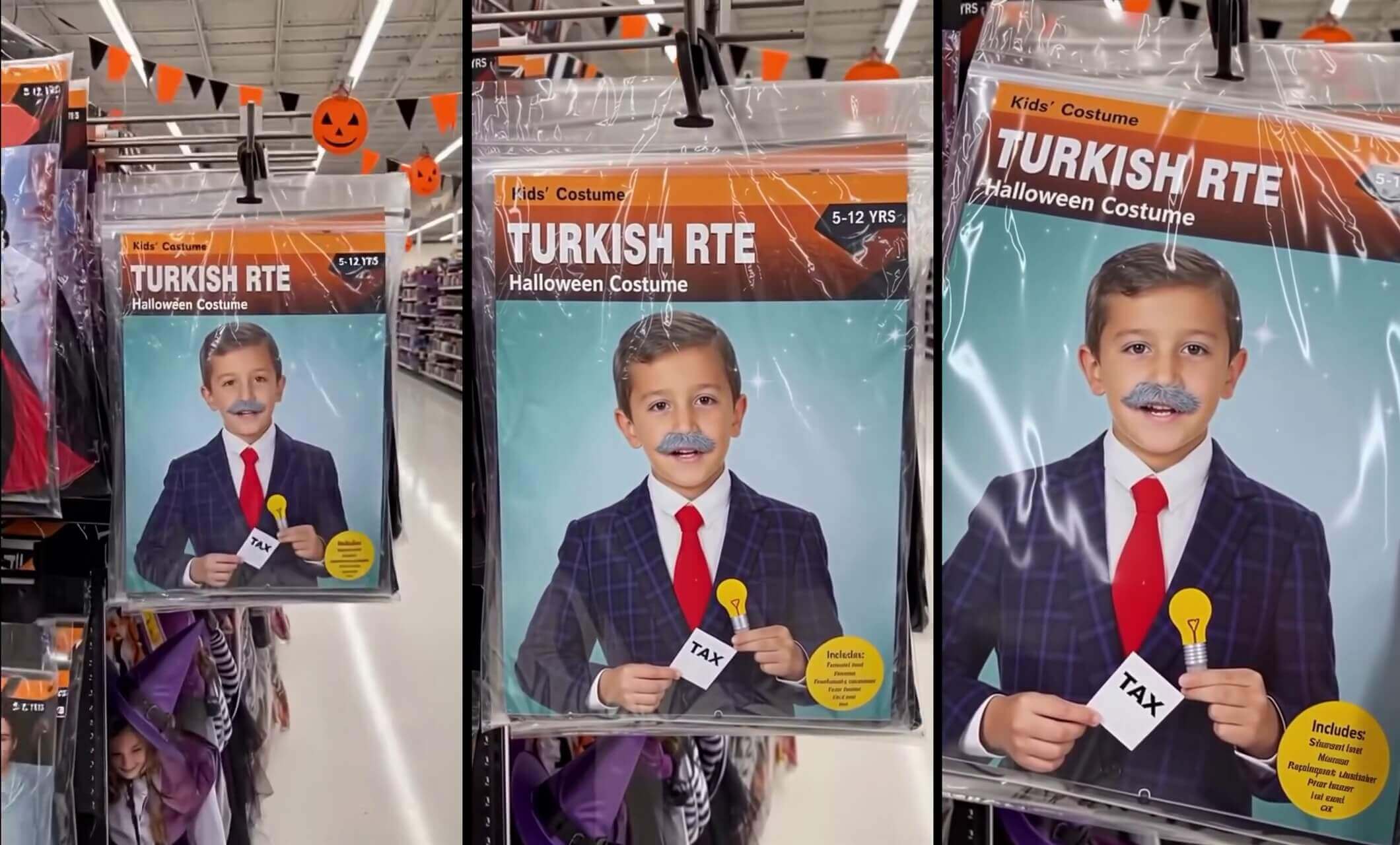 Cadılar Bayramı İçin “Turkish RTE” Adlı Çocuk Kostümünün Satıldığı İddiası erdogan-cadilar-bayrami