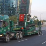 Gazze'ye Doğru Yola Çıkan İş Makinelerine Ait Olduğu Sanılan Görüntü is-makinesi-tir
