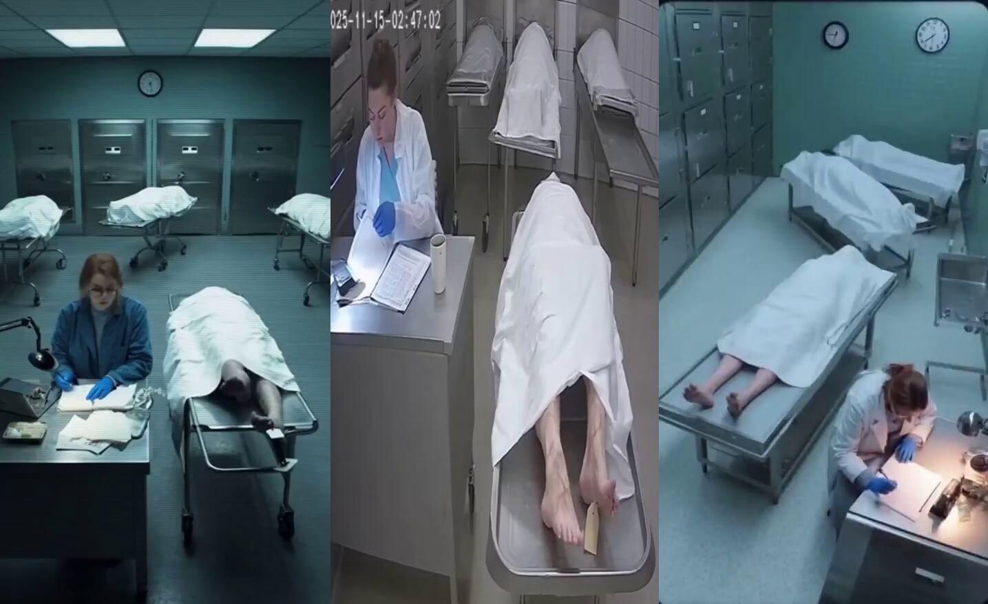 Hareket Eden Cesetlere Ait Sanılan Yapay Zekâ Çıktısı Görüntüler morg-ceset