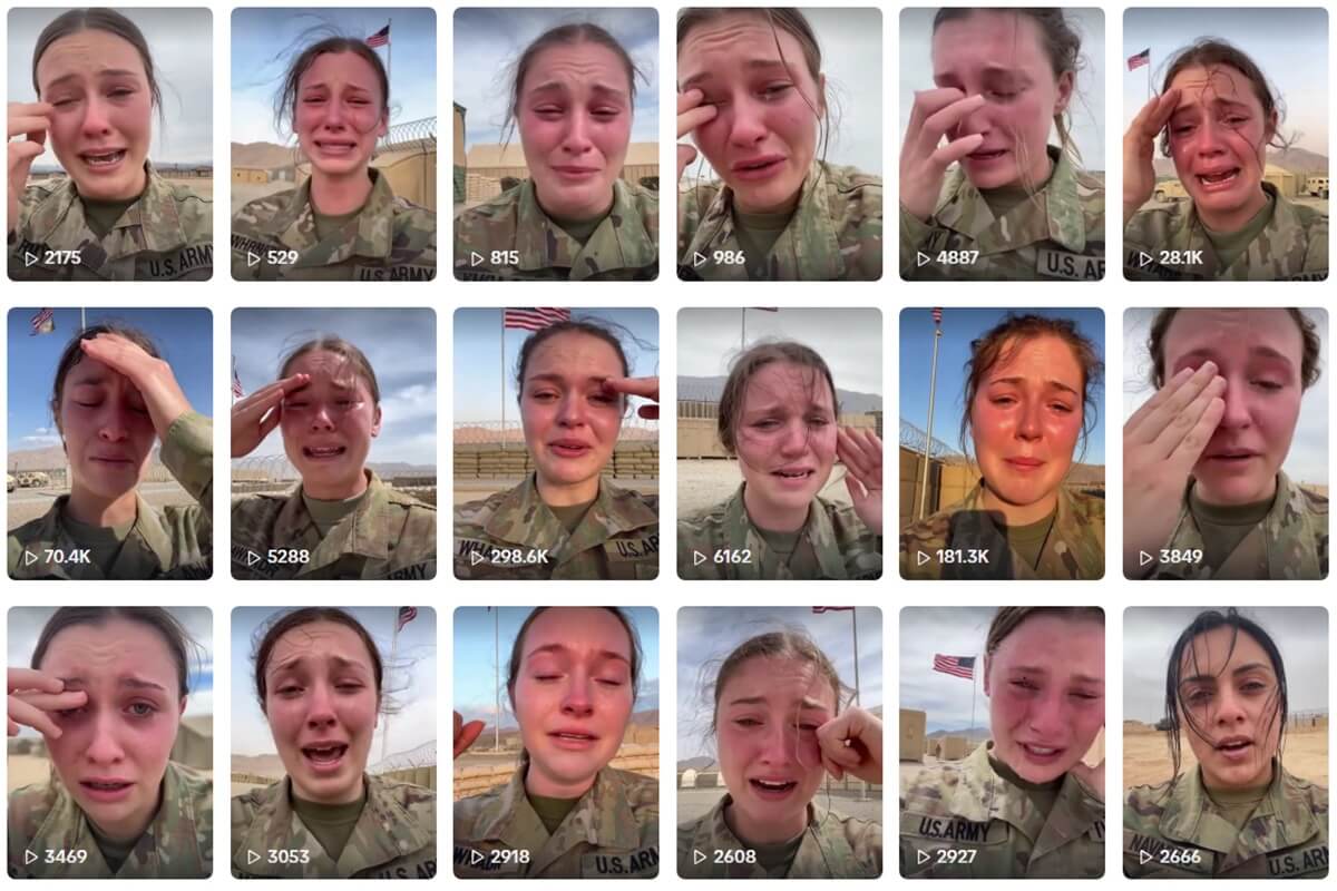 “Ağlayan Amerikalı Kadın Asker” Temalı Yapay Zekâ Ürünü Görüntüler aglayan-kadin-asker