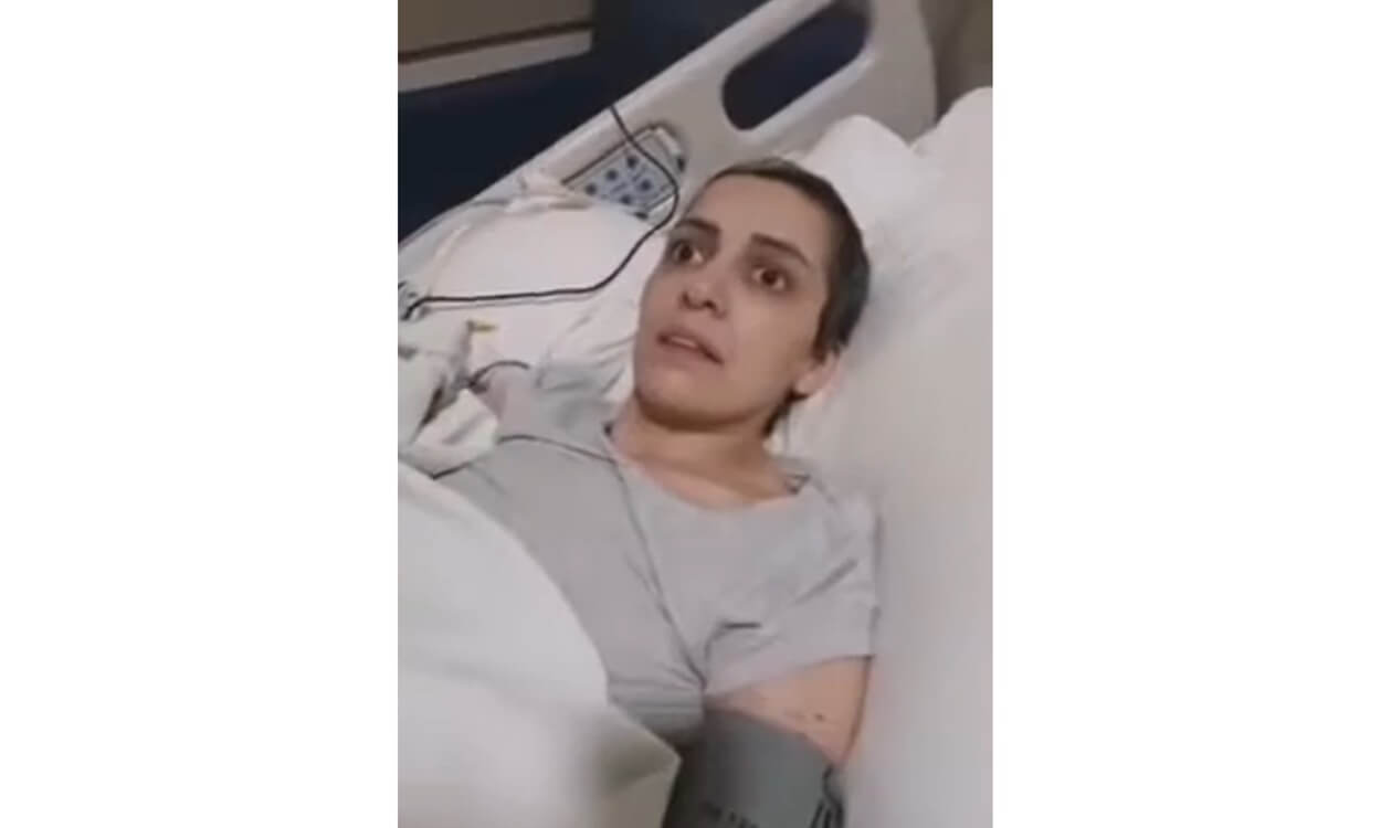 Hastane Yatağındaki Kadının Ölüm Anında Bir Şeyler Gördüğü İddiasıyla Paylaşılan Video olum-ani-videosu-sanilan