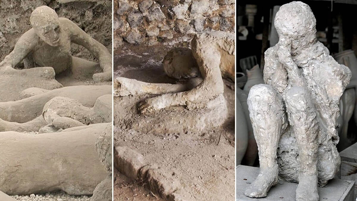 “Taşlaşmış Beden” Sanılan Pompeii’deki İnsan Kalıntıları