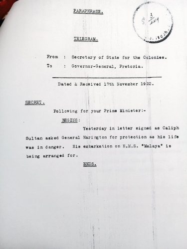 vahdettin iltica telgraf