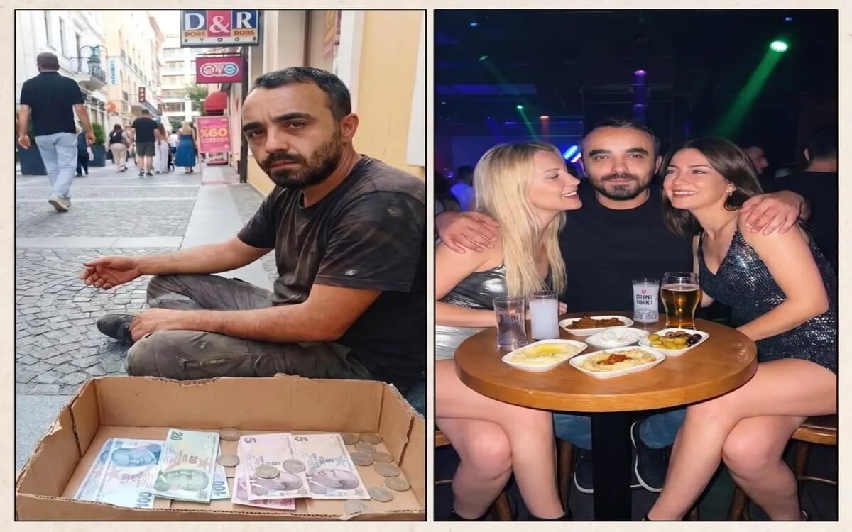 Samsun’da Bir Dilencinin Gündüz Dilenip Gece Pavyonda Eğlendiği İddiası dilenci-dolandirici
