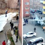 Bursa'da Bir Vatandaşın Site Otoparkına Savaş Uçağı Çektiği UYDURMAsıyla Paylaşılan Rusya'dan Fotoğraf hurda-savas-ucagi-nakil