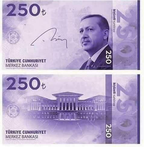 250 tl erdogan tasarimi