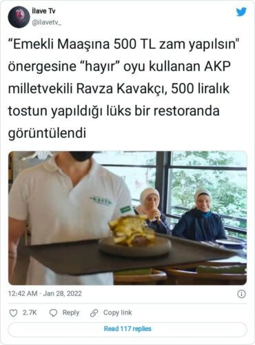 500 liralik tost kavakci