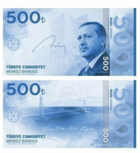 500 tl erdogan tasarimi