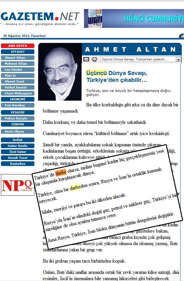 ahmet altan turkiyede darbe olursa