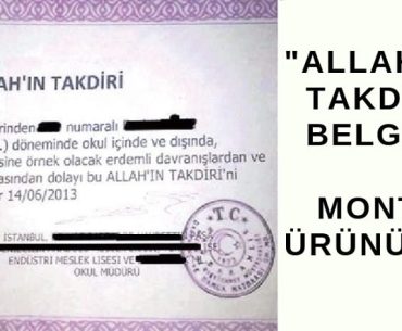 "Allah'ın Takdiri Belgesi" Olduğu İddiasıyla Paylaşılan Görsel Montaj Ürünüdür