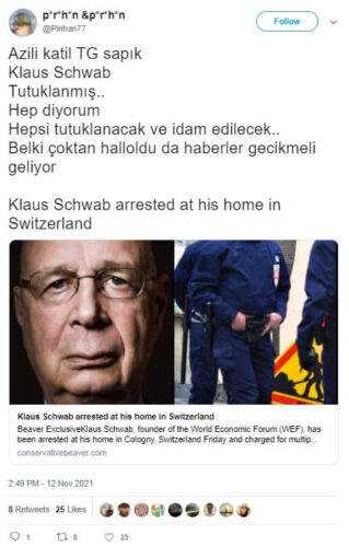 klaus Schwab tutuklandi iddiasi