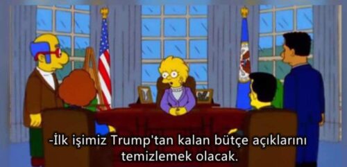 simpsonlar donald trump başkan seçilmesi