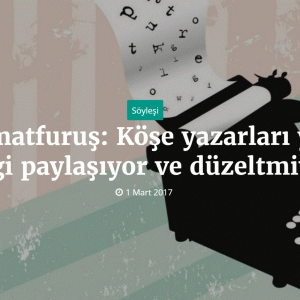 Malumatfuruş Söyleşisi