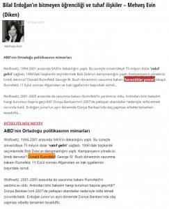 Mehveş Evin ve Karanlıklar Prensi Rumsfeld