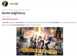 Oray Egin kose yazisi