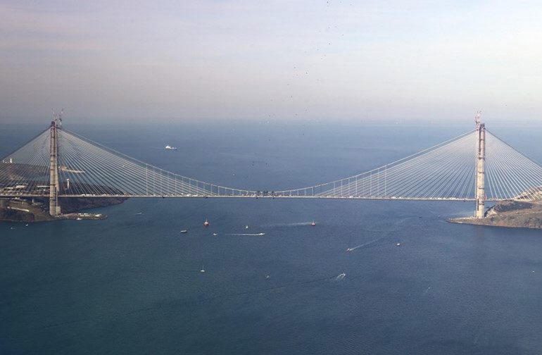 Yavuz Sultan Selim Köprüsünün uzunluğu
