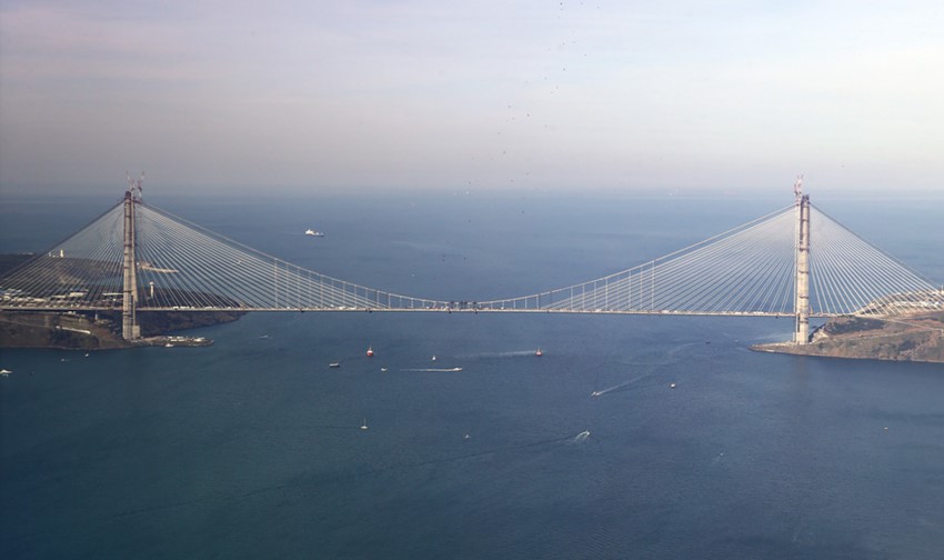 Yavuz Sultan Selim Köprüsünün uzunluğu