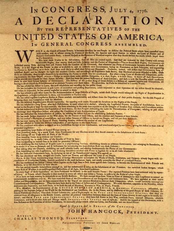 ABD Bağımsızlık Bildirgesi