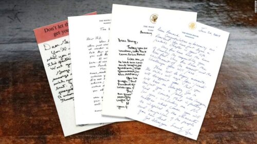 abd başkanlarının haleflerine mektupları