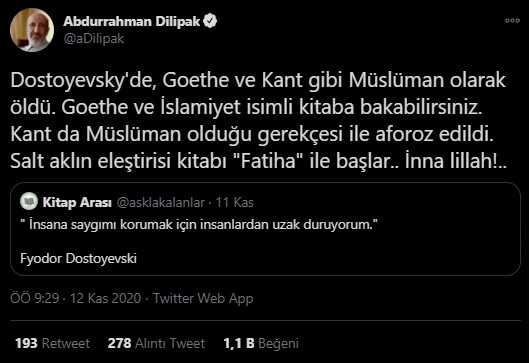 kant fatiha