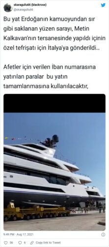 afet paraları ile yat