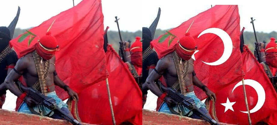 afrikalı ordu türk bayrağı