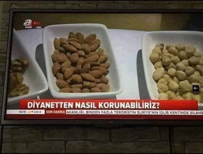 A Haber'in "Diyanetten Nasıl Korunabiliriz" şeklinde alt bant kullandığını gösteren montaj kare