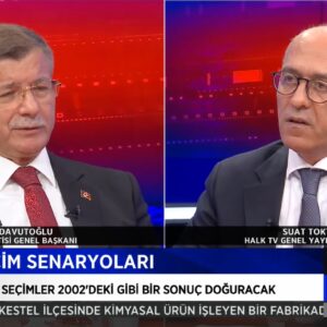 ahmet davutoglu halktv
