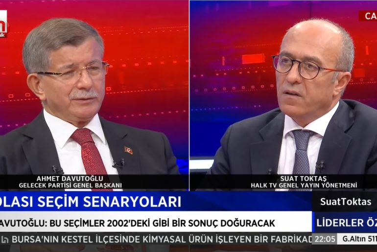 ahmet davutoglu halktv