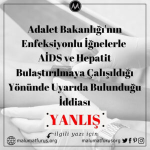 iğneyle aids bulaştırma